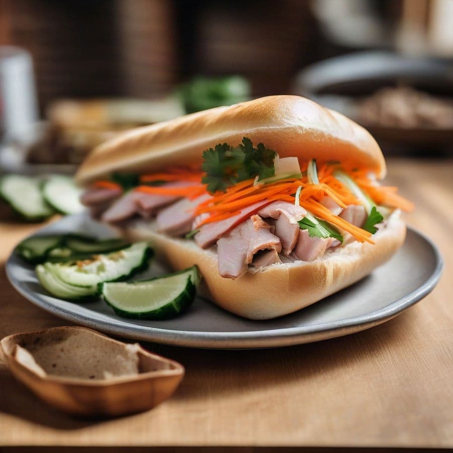 Vietnamese Pork Roll Banh Mi