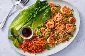 Grilled Prawns Vermicelli Noodle