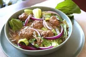 Beef Meat Ball Noodle Soup