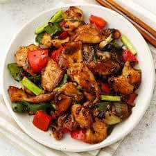 Stir-Fried Chicken with Black Bean Sauce