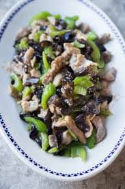 Stir-Fried Black Mushroom