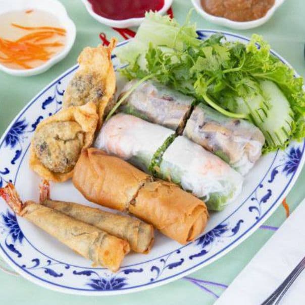 Grilled Pork, Prawn and Egg Roll